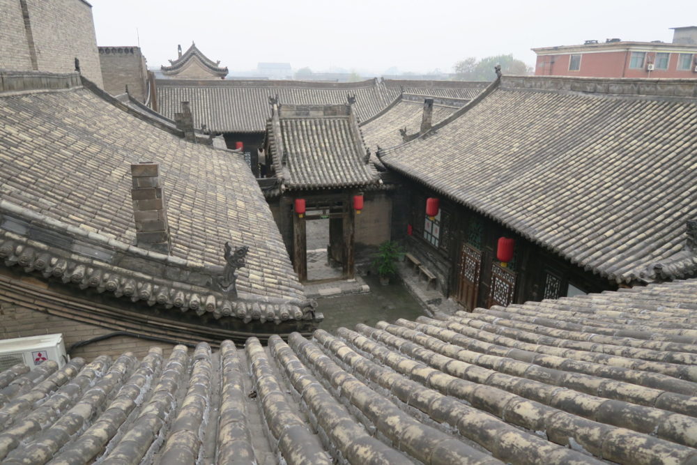Vista dall’alto di una Courtyard cinese