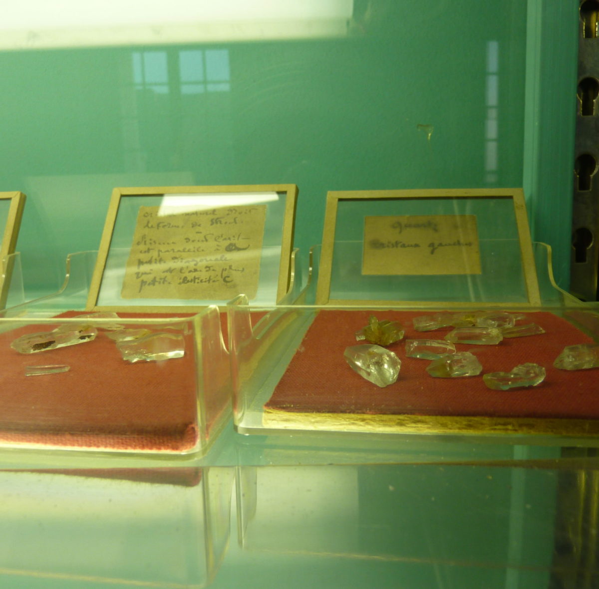 Cristalli di quarzo ottenuti da Pasteur