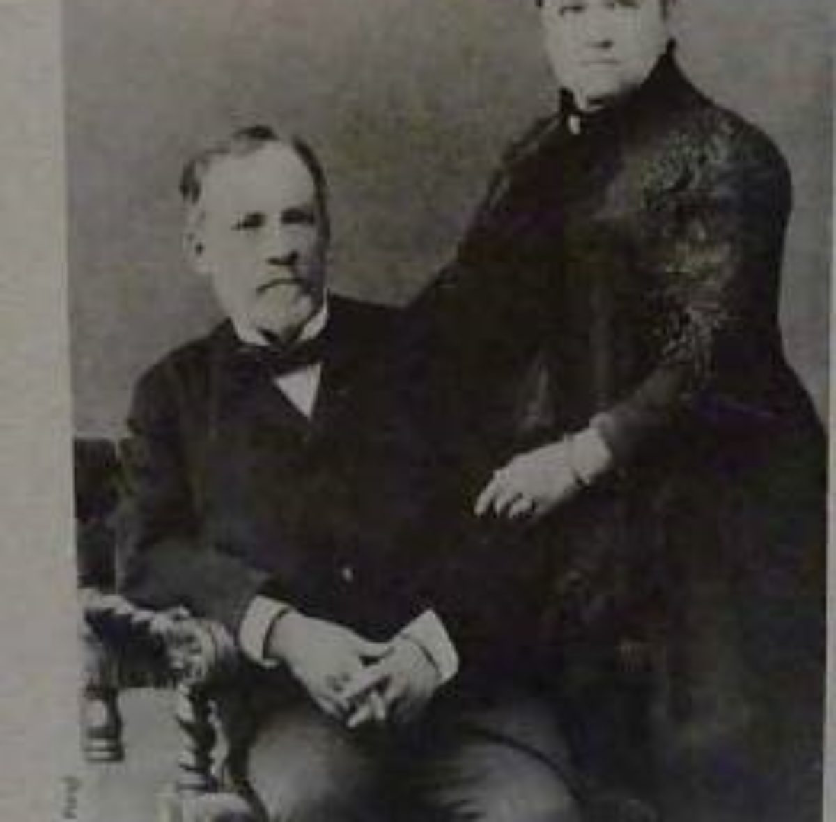 Pasteur con la moglie ( 1884 )