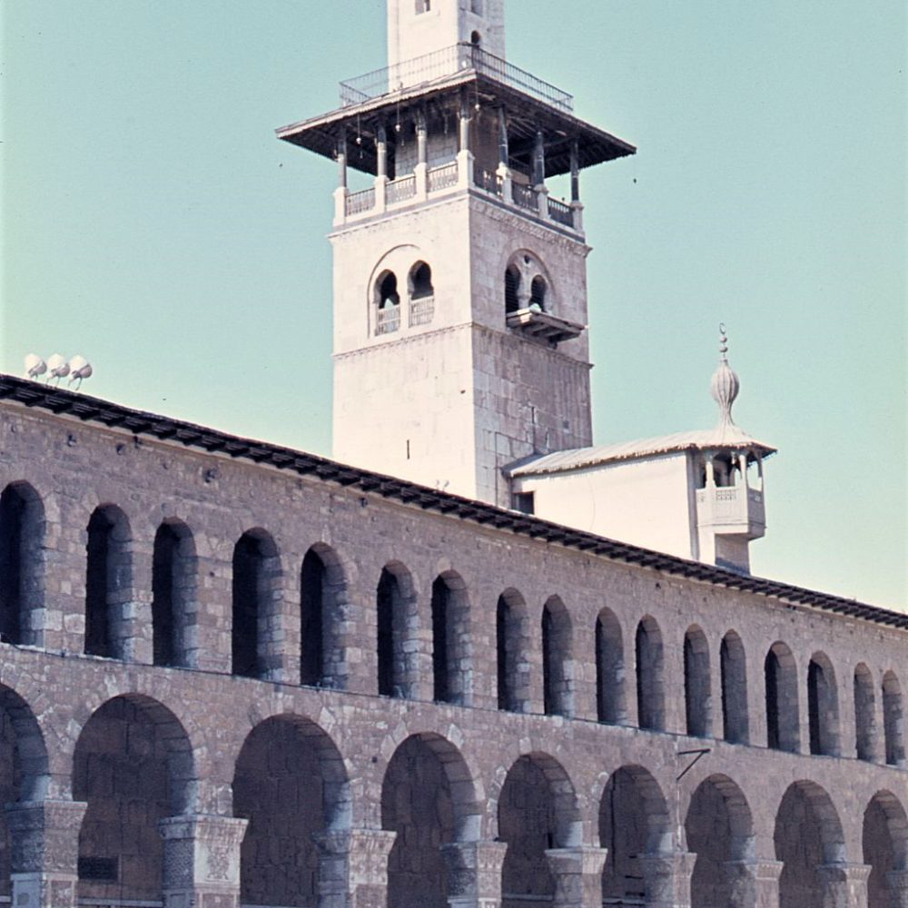 Il minareto della Moschea degli omayyadi