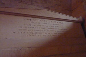 Tomb of Louis Lagrange